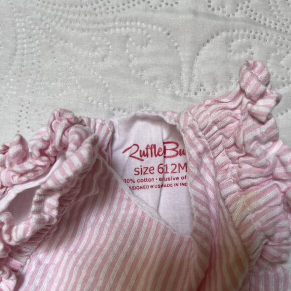 Ruffle Butts Seersucker Ruffle Dress Size 6-12m - Picture 5 of 5